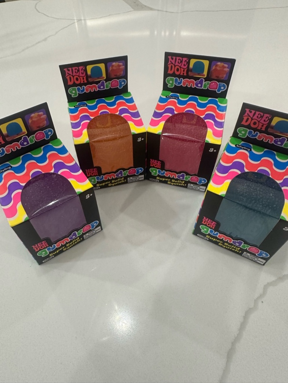 Set of 2  Needoh Gumdrop  - request color choices.